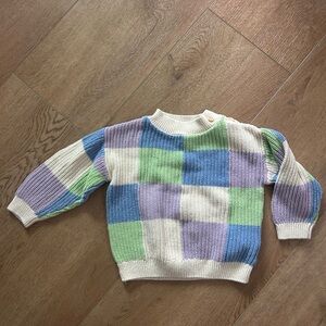 H&M Colorful Patchwork baby Sweater